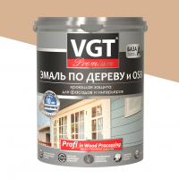 Эмаль акриловая VGT Профи по дереву, Кремовая (1 кг)