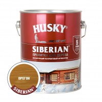 Пропитка для дерева Husky Siberian полуматовая, орегон (2,7 л)