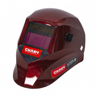 Маска сварщика Силач F777-R хамелеон, красный глянец (024883)