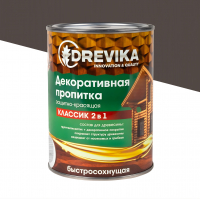 Пропитка DREVIKA декоративная Классик 2 в 1, палисандр (0,75 л)