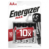Элемент питания LR06 АА, Energizer MAX (4 шт)