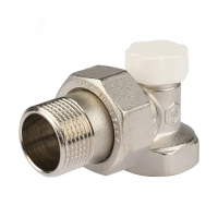 Клапан запорно-балансировочный Stout 3/4" нижний, угловой