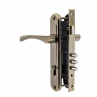 Замок врезной Avers 2223/70-AВ, бронза