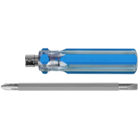  Отвертка двухсторонняя 70 мм PH2/SL6, пластиковая ручка