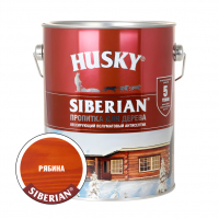 Пропитка для дерева Husky Siberian полуматовая, рябина (2,7 л)