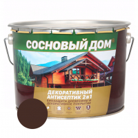 Состав декоративно-защитный Сосновый дом для древесины, палисандр 2,7 л