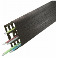 Наличник с кабель-каналом 70 мм, Венге темный (2,2 м)