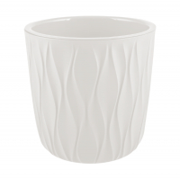 Горшок для цветов Полимербыт Desert 3,6 л, молочный