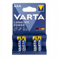 Элемент питания LR03 ААА, Varta Longlife Power (4 шт)