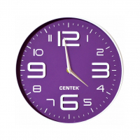 Часы настенные Centek CT-7101, фиолетовые