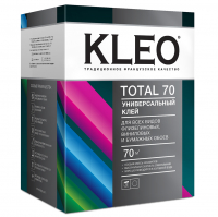 Клей обойный для всех видов флизелиновых, виниловых и бумажных обоев, Kleo Total 70