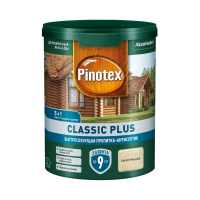 Пропитка Pinotex Classic Plus на гибридной основе полуматовая, ель натуральная (0,9 л)