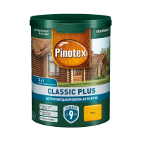 Пропитка Pinotex Classic Plus на гибридной основе полуматовая, сосна (0,9 л)