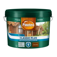 Пропитка Pinotex Classic Plus на гибридной основе полуматовая, тиковое дерево (2,5 л)