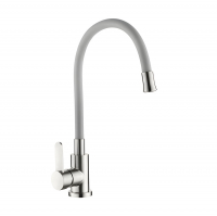 Смеситель для кухни Ledeme L74004-9, серый