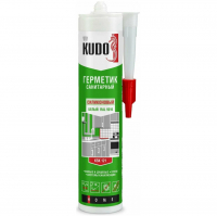 Герметик Kudo KSK-121 силиконовый санитарный, белый (280 мл)