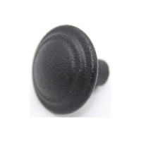 Ручка-кнопка мебельная КМ-1, матовый черный