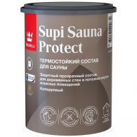 Защитный состав для саун полуматовый, Tikkurila Supi Sauna Protect (0,9 л)