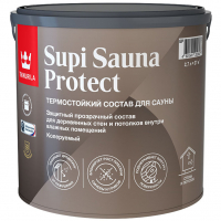 Защитный состав для саун полуматовый, Tikkurila Supi Sauna Protect (2,7 л)