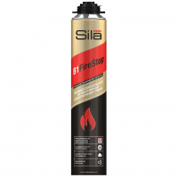 Монтажная пена профессиональная огнестойкая, Sila Pro B1 Firestop (750 мл)