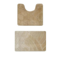 Набор ковриков для ванной комнаты One Color 60х100/60х50 см, бежевый