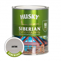 Суперлазурь для дерева Husky Siberian полуглянцевая, антик (0,9 л)