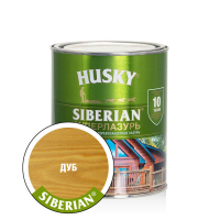 Суперлазурь для дерева Husky Siberian, Дуб (0,9 л)