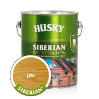 Суперлазурь для дерева Husky Siberian, Дуб (2,7 л)