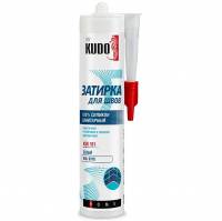 Герметик-затирка Kudo Home KSK-161 для швов силиконовый, белый (280 мл)