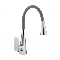 Смеситель для кухни Valflex VF73823 Tureis Chrome, серый