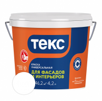 Краска Текс для фасадов и интерьеров универсальная 13 кг/8,4 л