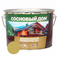 Состав декоративно-защитный Сосновый дом для древесины, калужница 9 л
