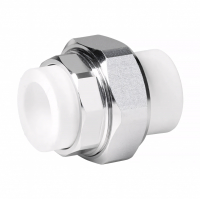 Американка разъёмная Ø25 мм белая