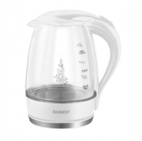Чайник электрический Energy E-262 стекло/пластик 1,7 л, белый