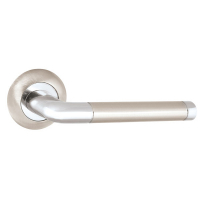 Ручка дверная Punto (Пунто) REX TL SN/CP-3 матовый никель/хром, круг