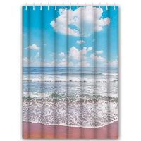 Штора для ванной Haiba 180х180 см, Море