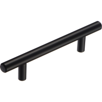 Ручка-рейлинг мебельная  96 мм, матовый черный 