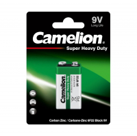 Элемент питания (батарейка) Camelion 6F22 крона 1 шт
