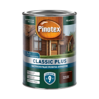 Пропитка Pinotex Classic Plus на гибридной основе полуматовая, палисандр (0,9 л)
