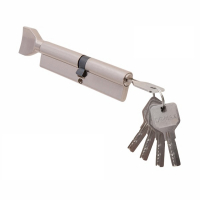 Цилиндровый механизм (личинка) 110 мм DAMX СW110 SN, ключ/вертушок, матовый никель