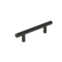 Ручка-рейлинг d=12 mm 160/220, h32 матовый черный