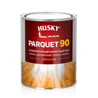 Лак Husky Parquet 90 Паркетный суперпрочный глянцевый (0,9 л)