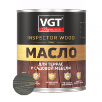 Масло для террас и садовой мебели VGT, дуб темно-серый 0,75 кг