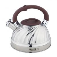 Чайник нержавеющий Kelli KL-4507 3,0 л со свистком