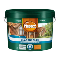 Пропитка Pinotex Classic Plus на гибридной основе полуматовая, лиственница (2,5 л)
