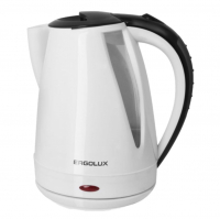 Чайник электрический Ergolux ELX-KP02-C32 пластиковый 1,8л 2,3кВт, белый/черный
