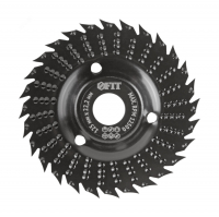 Диск-фреза обдирочный FIT по дереву 125 мм плоский, грубая насечка (39529)