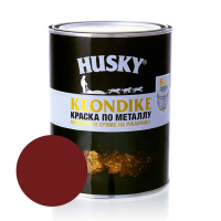 Краска по металлу HUSKY-KLONDIKE глянцевая RAL 3003 бордовая 0,9 л