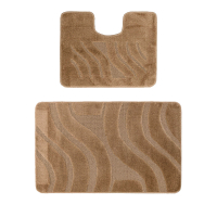 Набор ковриков для ванной  Confetti maximus 50х80/40х50см, св.кориневый