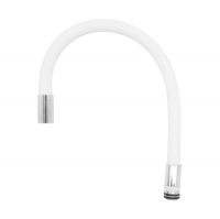 Излив гибкий Doron D55-WHITE силиконовый, белый